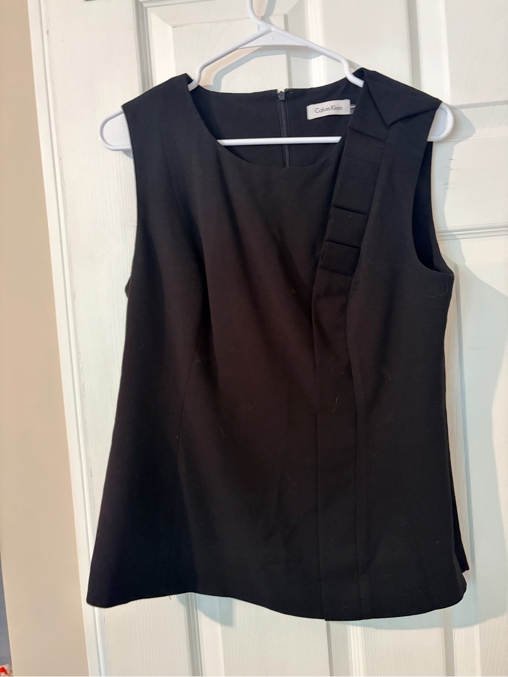 Calvin Klein Black Sleeveless Blouse